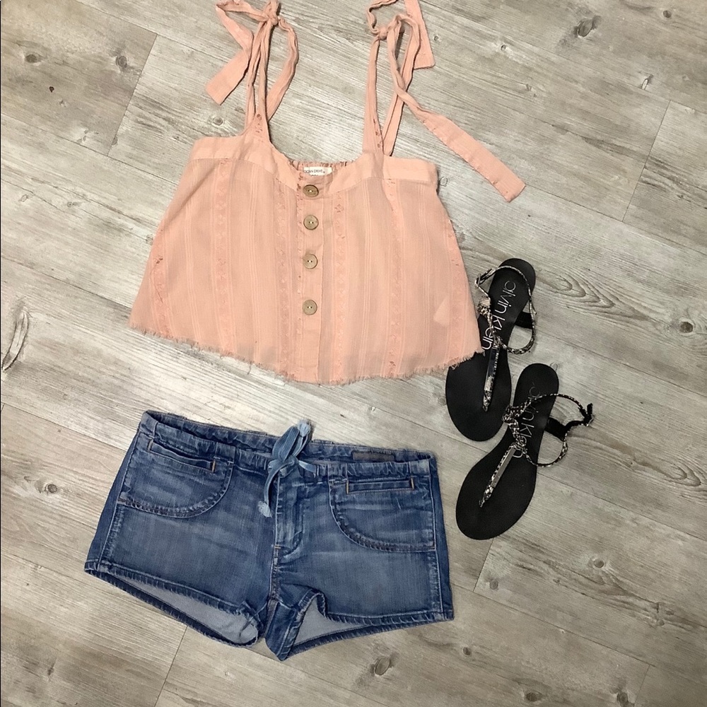 Denim shorts